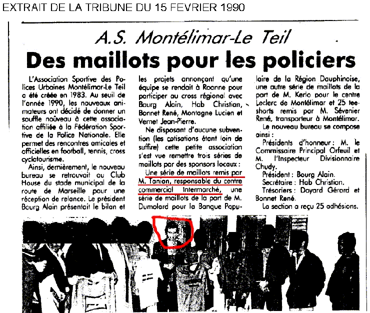Tagnant Didier et la police de Montélimar